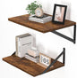 Heimlove Deep Floating Shelves for Wall, 16W x 12D Wood Wall Shelves Set of 2 by Heimlove