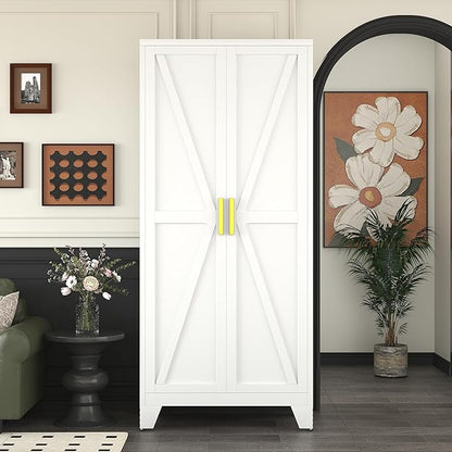 71" Tall Pantry Cabinet, Kitchen Pantry Storage Cabinets - Image 2