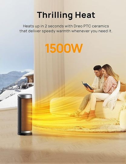 DREO Space Heaters for Indoor Use, Electric Heater - Image 2
