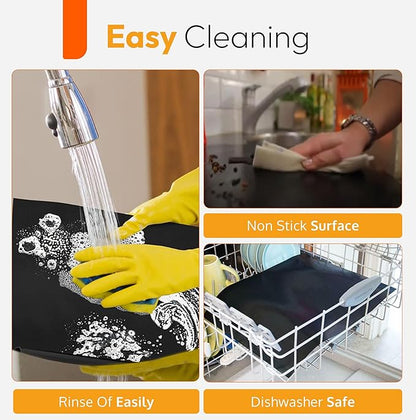 Heavy Duty Oven Liners for Bottom of Oven, Non Stick Teflon Liners for Electric - Image 6