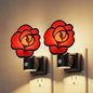 L LOHAS LED Night Lights Plug into Wall, Gothic Rose Night Light by LLOHASLED