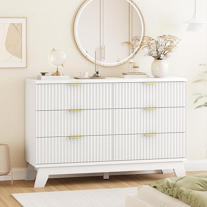 Fluted Dresser for Bedroom - Image 4