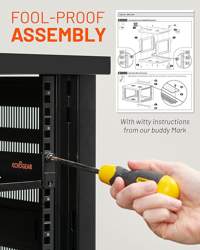ECHOGEAR 12U Network Rack - Image 8
