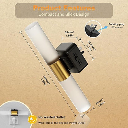 JandCase LED Night Light, Night Lights Plug into Wall, 3000K Soft White - Image 5