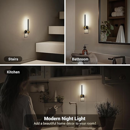 JandCase Night Lights Plug into Wall, 0-200LM Dimmable LED Nightlights - Image 6