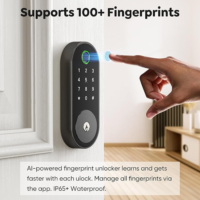 Fingerprint Smart Deadbolt - Image 2