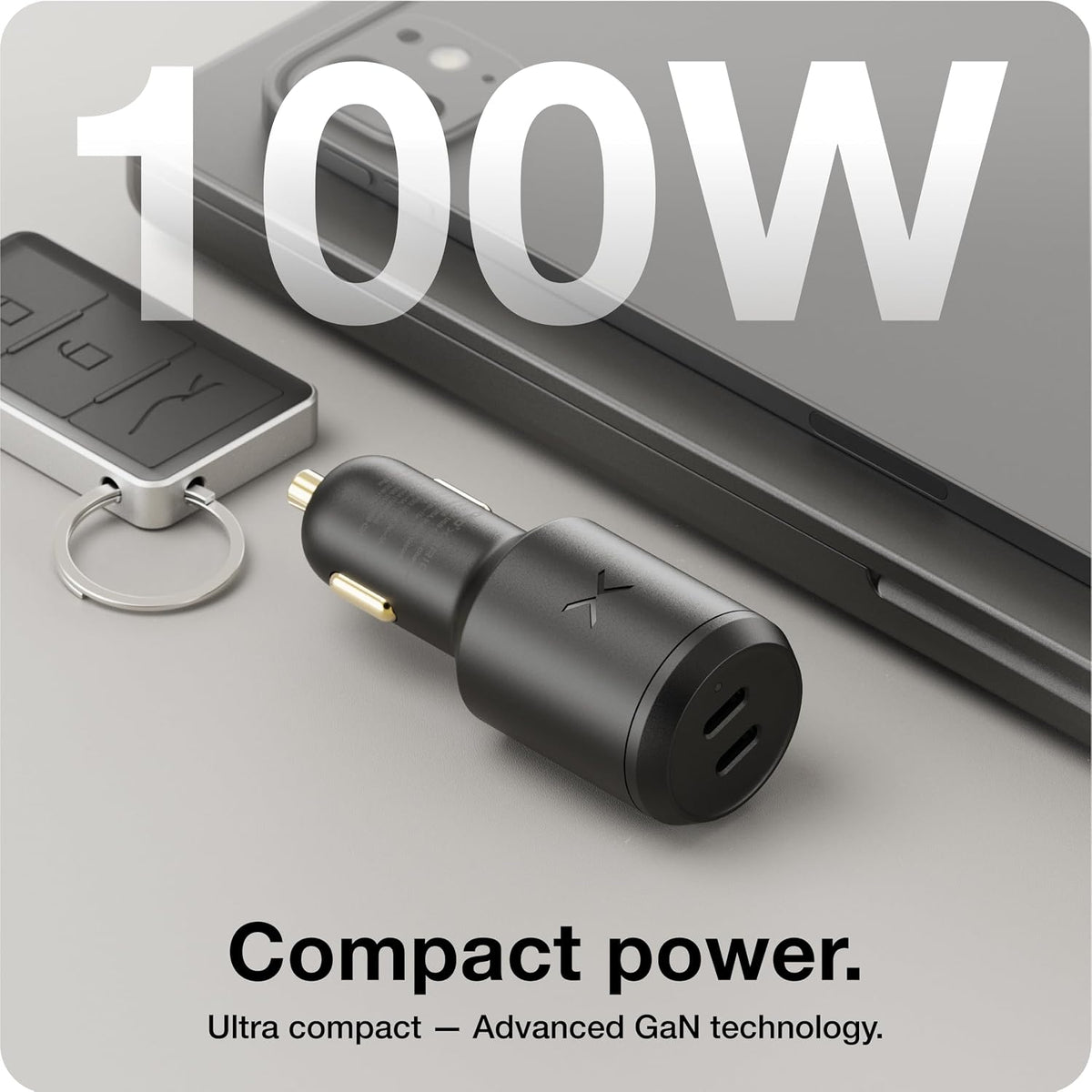 NOCO XGrid XV100 100W 2-Port USB-C Fast Charging Car Charger