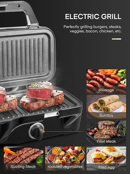 FOHERE Sandwich Maker 3 In 1 Waffle Maker - Image 5