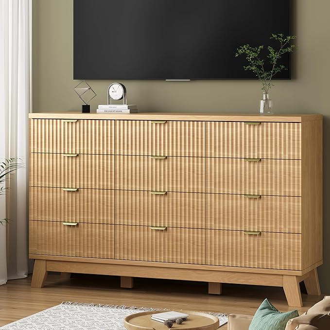 Fluted Dresser for Bedroom - Image 7