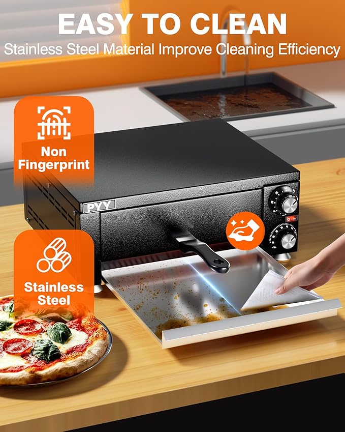 PYY Electric Pizza Oven Indoor Countertop Pizza Oven Commercial Pizza Maker - Image 6