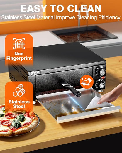 PYY Electric Pizza Oven Indoor Countertop Pizza Oven Commercial Pizza Maker - Image 6