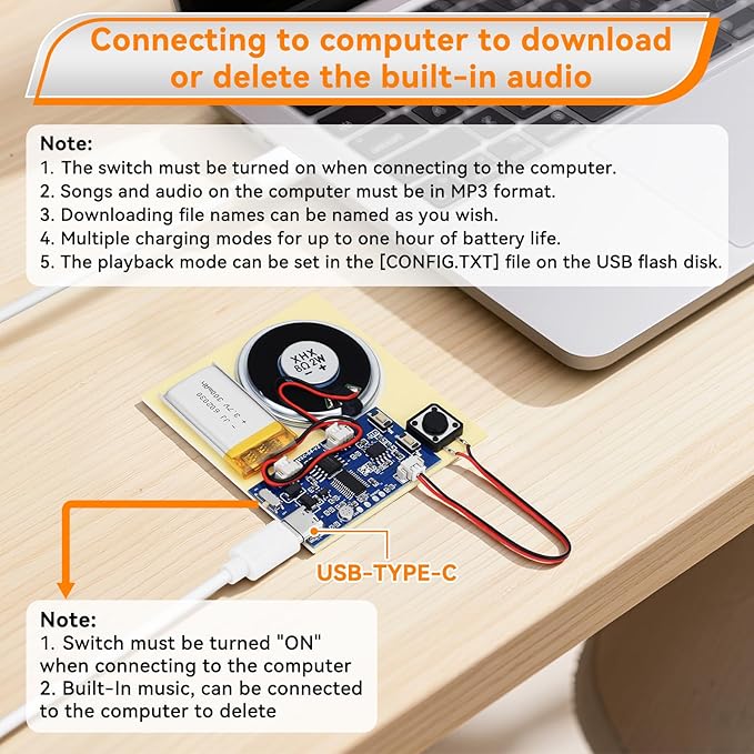 2PCS Sound Recorder Module DIY Music Voice Recording Module Chip - Image 4