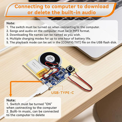 2PCS Sound Recorder Module DIY Music Voice Recording Module Chip - Image 4