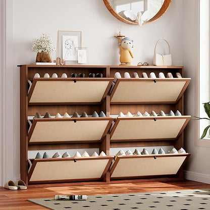 AVZEAR Narrow Shoe Storage Cabinet - Image 3