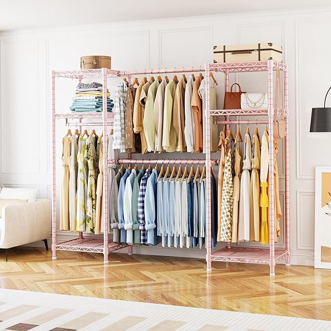 Ulif E7 Garment Rack, Heavy Duty Clothes Storage System - Image 6
