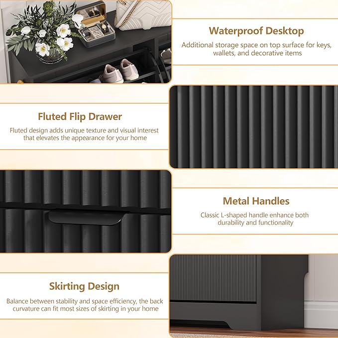 Shoe Cabinet Storage for Entryway - Image 4