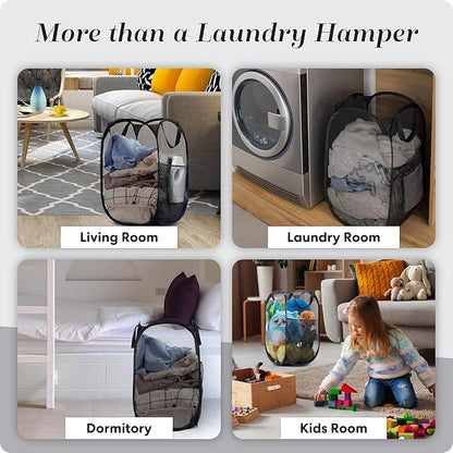 Handy Laundry Collapsible Mesh Pop Up Hamper - Image 8