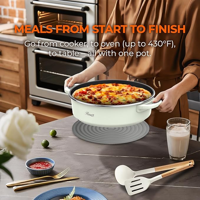 Rosewill 12.7 QT Electric Hot Pot Slow Cooker - Image 6