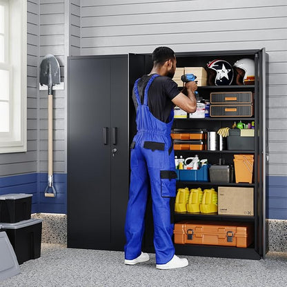 Yizosh Metal Garage Storage Cabinet - Image 2