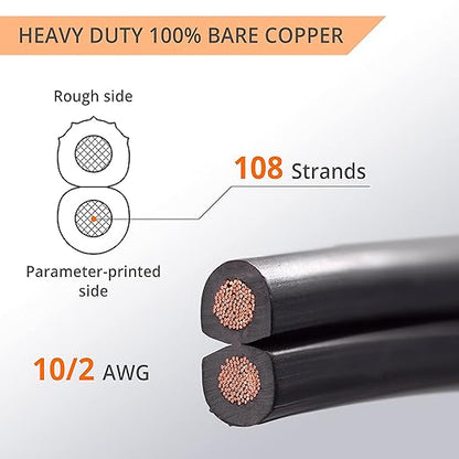 Wirefy 10/2 Low Voltage Landscape Wire 200 ft | Low Voltage Landscape Lighting - Image 2