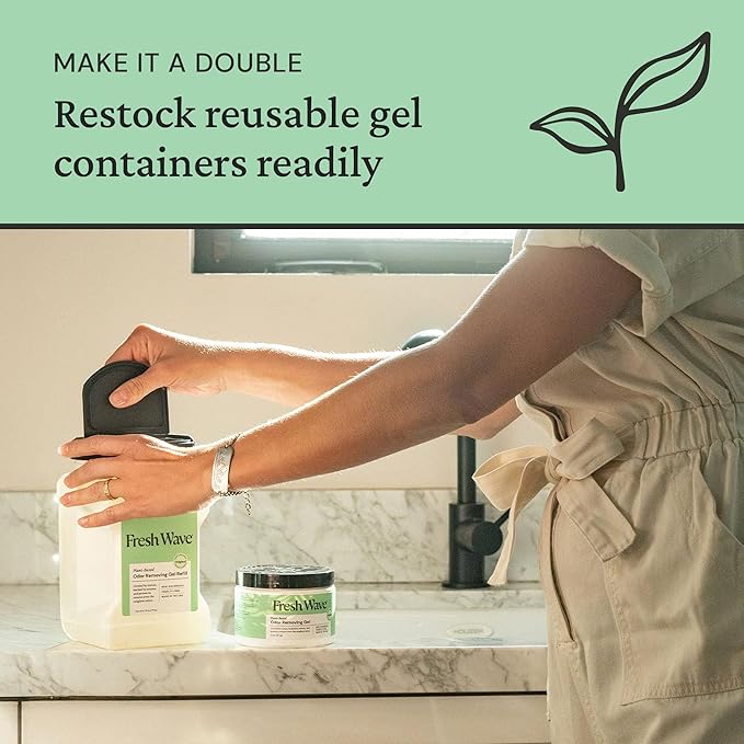 Fresh Wave Odor Removing Gel Refill, 63 oz., Natural Plant-Based Odor Eliminator - Image 5