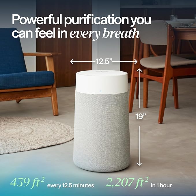 BLUEAIR Air Purifiers for Medium Rooms, Cleans 1, 858 sqft in one hour - Image 3