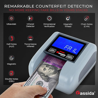 Cassida Quattro Fast Automatic Currency Counterfeit Detector - Image 4