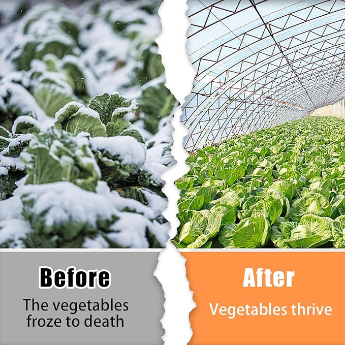 Greenhouse Plastic Sheeting, 6 Mil 13×26ft Clear Greenhouse Film, Heavy Duty - Image 5