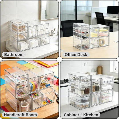 Prsildan Acrylic Drawer Makeup Organizer - Image 7