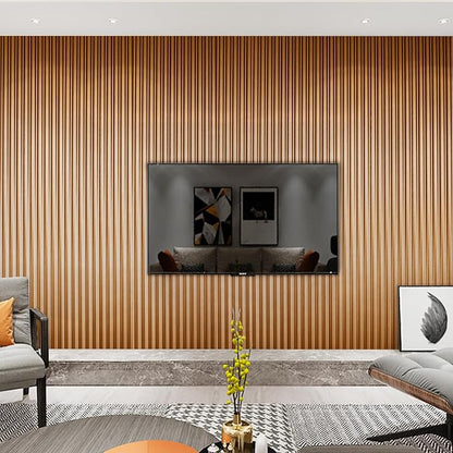 Art3dwallpanels Slat Wall Paneling, 8 Pack Wavy Grain Panel Wall Slats - Image 8