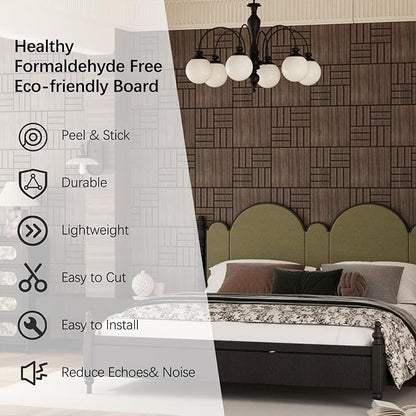 ARMURO 4 Packs Acoustic Wall Panels - Image 4