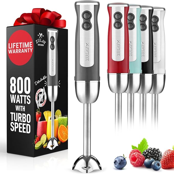 Zulay Immersion Stick Mixer Hand Blender by ZulayKitchen