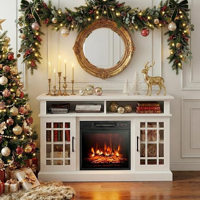 SIMOE Fireplace TV Stand Electric Fireplace 49Inch Console up to 55'' TV - Image 9