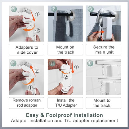 Takkicept Automatic Curtain Opener Electric: Smart Remote Control - Image 2