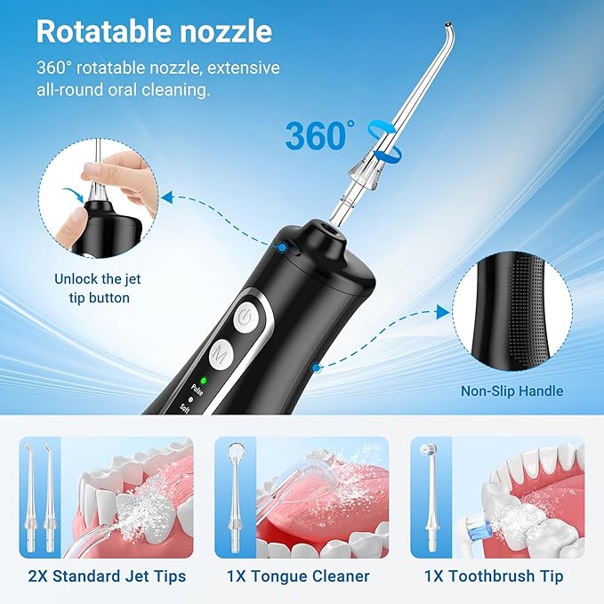 Cordless Oral Irrigator Water Flosser - Image 3