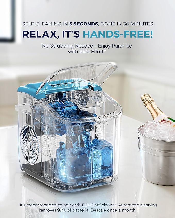 EUHOMY Countertop Ice Maker Machine - Image 5