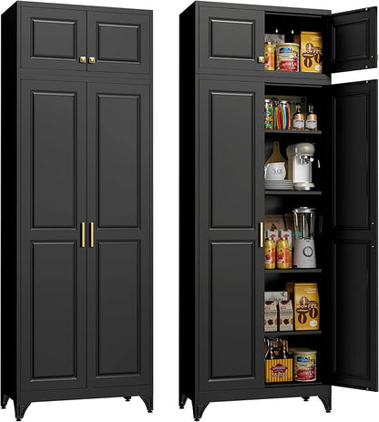 Kitchen Pantry Storage Cabinets, Utility Kitchen Cupboard, Large Steel Cabinets by MetalMax