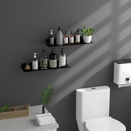 24 Inches Acrylic Wall Shelves 2 Pack, Floating Shelf - Image 6