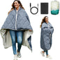 Heated Blanket Battery Operated, 12V Portable Wearable Heated Shawl Poncho by MakeEveryMomentCozy