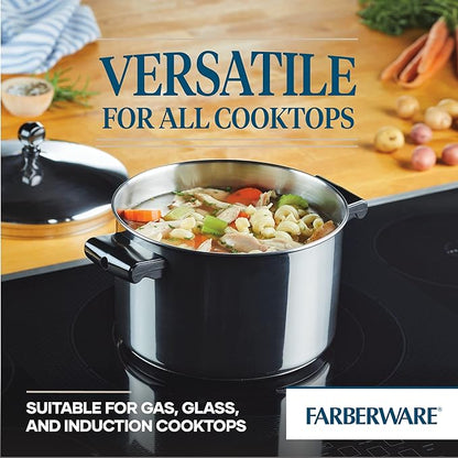 Farberware Classic Stainless Steel 4-Quart Covered Saucepot - Image 3