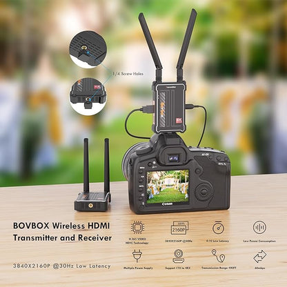 Wireless HDMI Transmitter and Receiver 4K: 2.4/5.0GHz HDMI Wireless Extender Kit - Image 3