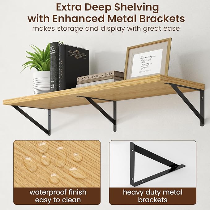 Axeman Deep Floating Shelves - Image 5