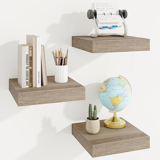 Marsmiles Square Floating Shelves by Marsmiles