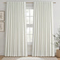 Cute Blackout Curtains 70 Inches Extra Wide Linen 84 Inch Length by QJMYDECO