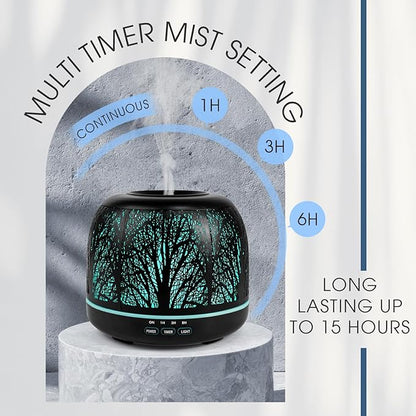 ARVIDSSON 500ml Essential Oil Diffuser, Metal Diffusers - Image 5