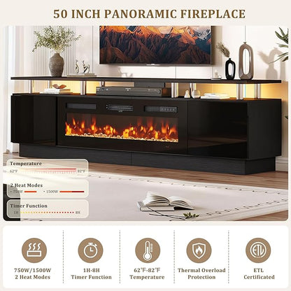 oneinmil 90'' Fireplace TV Stand - Image 6