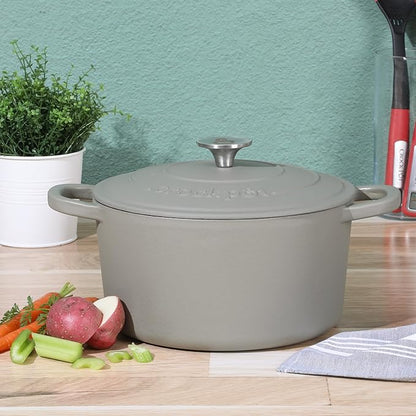 Crock-Pot Artisan 5-Quart Round Cast Iron Dutch Oven - Image 2