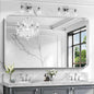 CIRCUMI Silver Bathroom Mirror, Rounded Corner, Tempered Glass, Large Mirror by CIRCUMIMirror