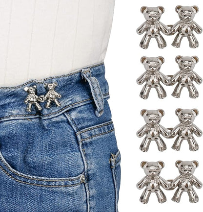 TOOVREN Cute Bear Button Pins for Loose Jeans - Image 9