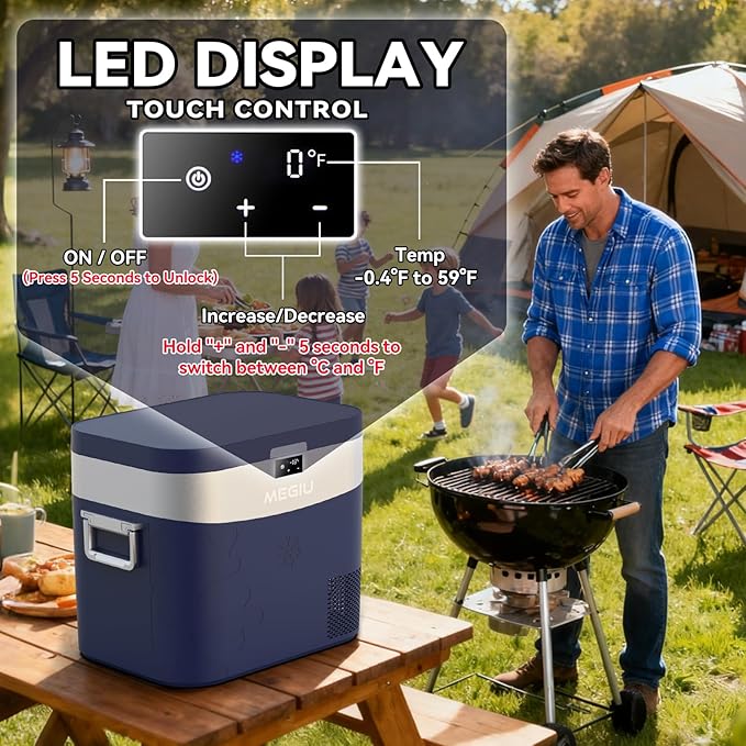 Car Refrigerator Portable Car Fridge 12V Refrigerator 23 Quart Freezer - Image 6